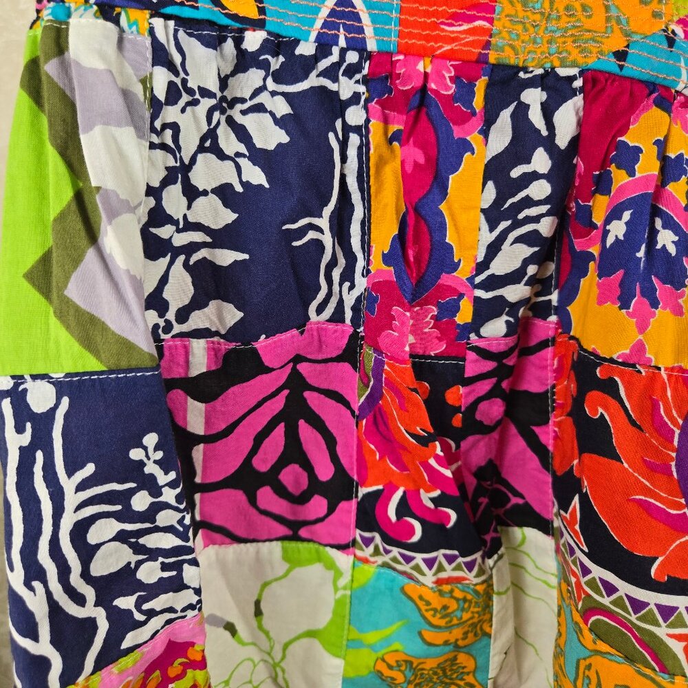 J. Crew Multicolor Patchwork Tank Top - image 3